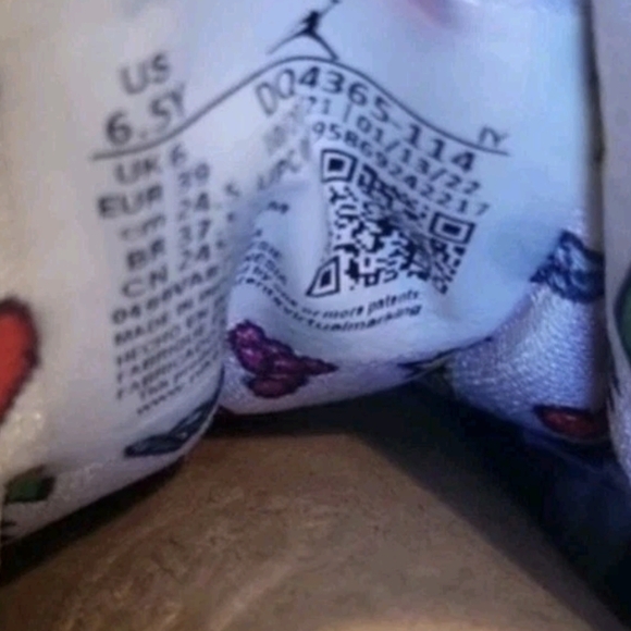 Jordan 12 Retro Sneakers Emoji White/University Blue GS Youth Big Kid 6.5/W 8 - Picture 8 of 11